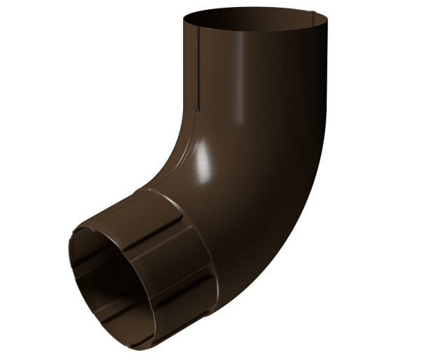 Колено 72° D90 Döcke STAL PREMIUM Каштан, (RAL 8017) купить в Выборге