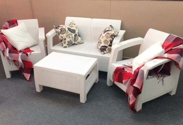 Комплект Yalta Terrace Set белый купить в Выборге