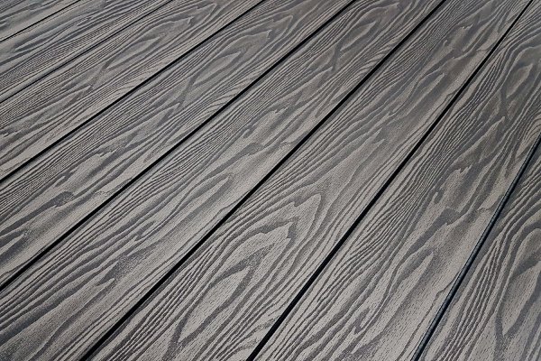 Террасная доска из ДПК Terrapol Смарт 3D Полнотелая без паза Черное дерево купить в Выборге