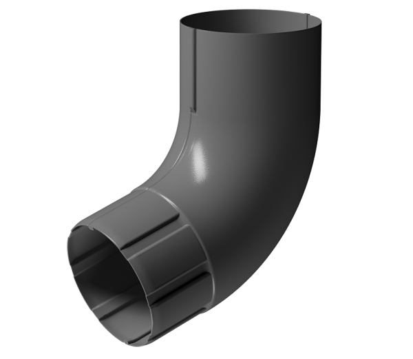 Колено 72° D90 Döcke STAL PREMIUM Графит, (RAL 7024) купить в Выборге