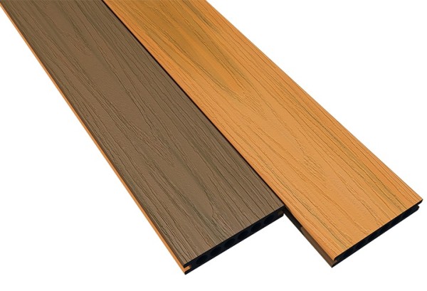 Террасная доска двухсторонняя WOODVEX Select Co-Extrusion Dual Teak / Latte купить в Выборге