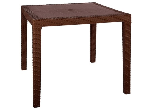 Стол квадратный FIJI Quatro Table Коричневый купить в Выборге