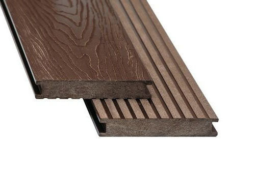 Террасная доска из ДПК ECODECKING Premium Коричневый купить в Выборге