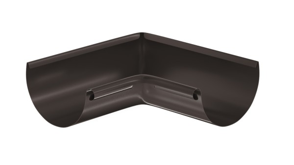 Водосток Aquasistem, система 125x90 - Угол желоба, внутренний 90° RR 32 Тёмно-Коричневый купить в Выборге