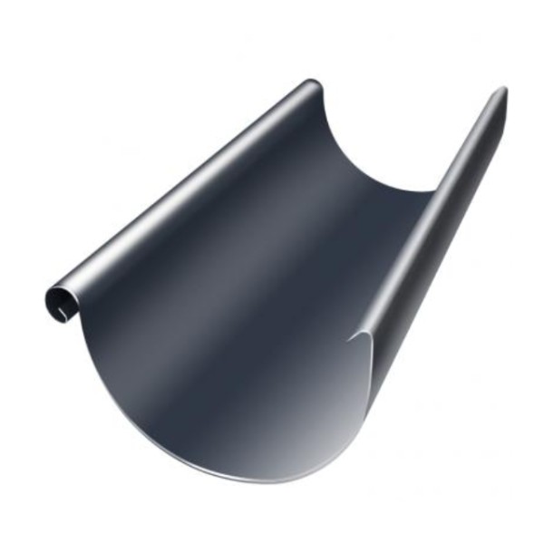 Водосток Grand Line 125x90 – Желоб 3м RAL 7024 купить в Выборге
