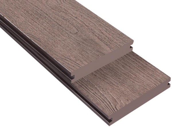 Террасная доска ДПК Outdoor 3D полнотелая NEVADA/CALIFORNIA BROWN коричневая микс купить в Выборге