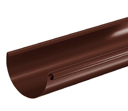 Водосток Aquasistem, система 125x90 - Водосточный желоб 3.00м RAL 8017 Коричневый купить в Выборге