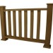 Ограждения из ДПК WOODVEX Кофе купить в Выборге