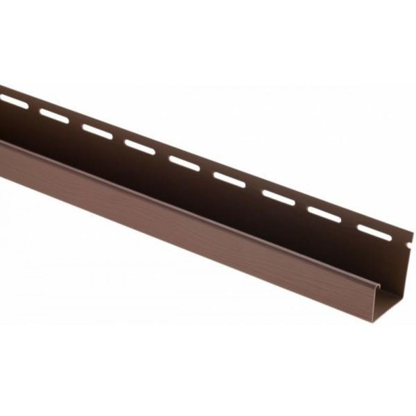 J-профиль Люкс Крашенный, T-15, ВН, Тёмный Орех купить в Выборге