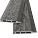 Заборная панель шип-паз EasyDecking Wood-Х 146х20 Серый купить в Выборге
