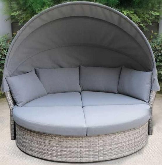 Диван-Трансформер AFINA плетеный из иск. ротанга AFM-325G Grey купить в Выборге
