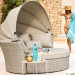 Диван-Трансформер AFINA плетеный из иск. ротанга AFM-325 Beige купить в Выборге