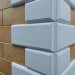 Угол Наружный к Фасадным Термопанелям Доломит Дагестанский Камень 400 мм Белый купить в Выборге