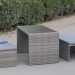 Диван-Трансформер AFINA плетеный из иск. ротанга S330G-W78 Grey купить в Выборге