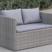 Диван-Трансформер AFINA плетеный из иск. ротанга S330G-W78 Grey купить в Выборге
