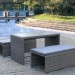 Диван-Трансформер AFINA плетеный из иск. ротанга S330G-W78 Grey купить в Выборге