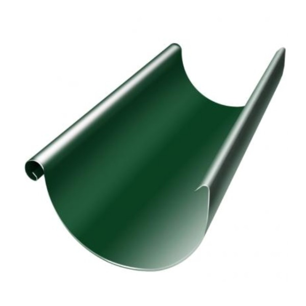 Водосток Grand Line 125x90 – Желоб 3м RAL 6005 купить в Выборге