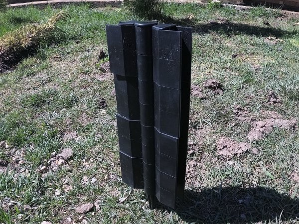 Угловой элемент поворотный, пластиковый от 60° до 300° для доски 300х30 мм из ДПК чёрный Holzhof купить в Выборге