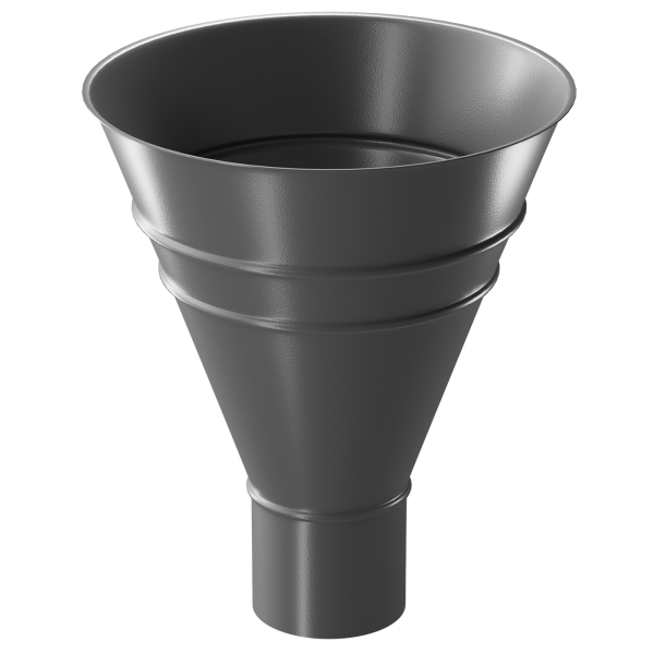 Воронка водосборная Döcke STAL PREMIUM, Графит купить в Выборге