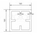 Столб SEQUOIA Evolution 3D WOOD GRAY купить в Выборге