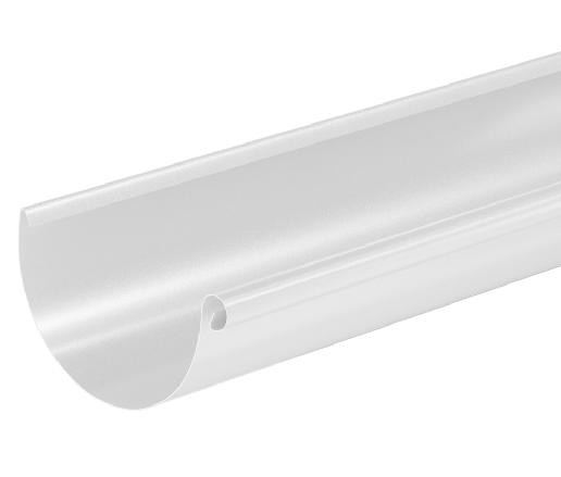 Водосток Aquasistem, система 125x90 - Водосточный желоб 3.00м RAL 9003 Белый купить в Выборге