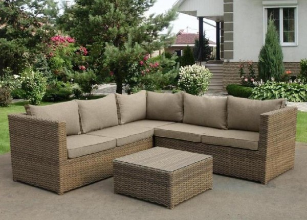 Комплект мебели AFINA плетеной из иск. ротанга YR825B Beige купить в Выборге