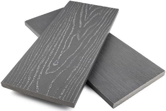 Заборная доска ДПК полнотелая NanoWood Серый купить в Выборге