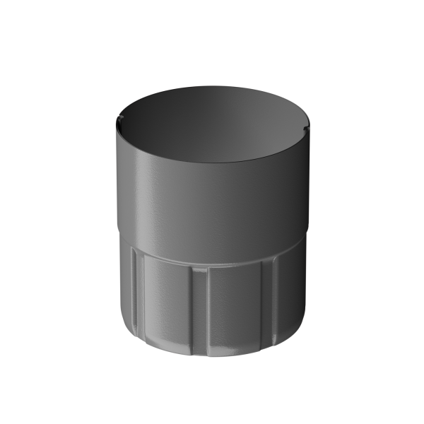 Муфта соединительная для водостока Döcke STAL PREMIUM, Графит купить в Выборге