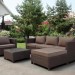 Комплект мебели AFINA плетеной из иск. ротанга YR821A Brown/Beige купить в Выборге