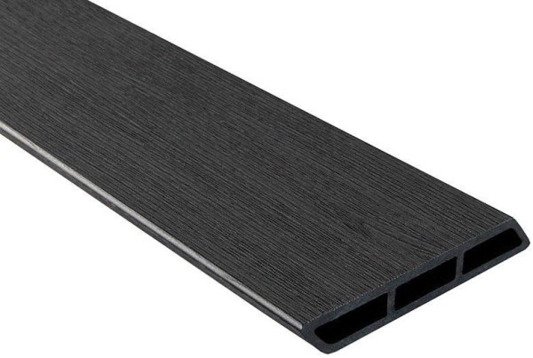 Доска Ромбус 3D ДПК Outdoor STORM BLACK черная купить в Выборге