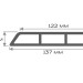 Доска Ромбус 3D ДПК Outdoor STORM GREY серая микс купить в Выборге