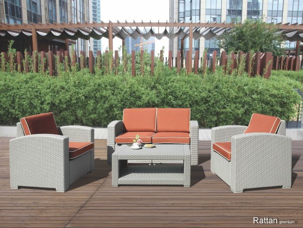 Уличные диваны и кресла коллекции Rattan Premium 4 купить в Выборге
