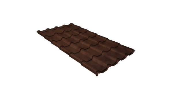 Металлочерепица камея 0,45 Safari Twincolor Brown купить в Выборге