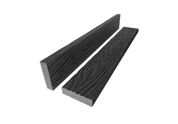 Брус лавочный 3D-тиснение 20х80 Графит купить в Выборге
