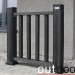 Ограждение из ДПК Outdoor Классик 3D STORM чёрный купить в Выборге