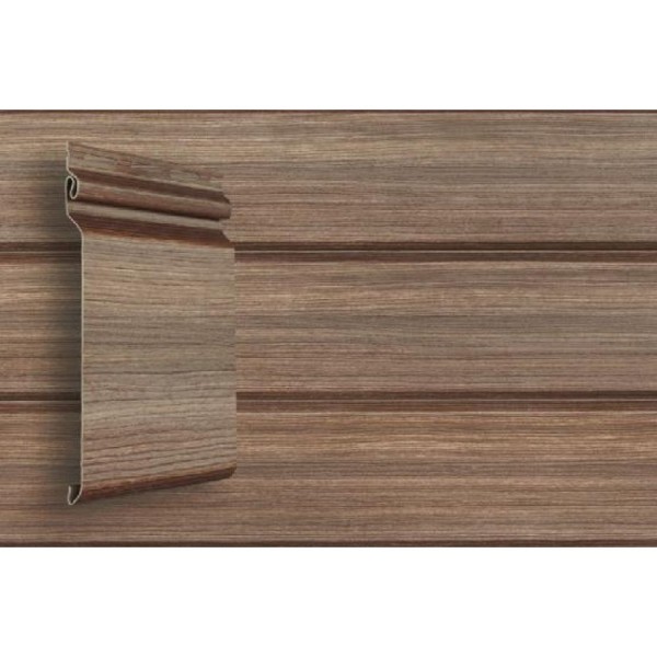 Виниловый сайдинг Grand Line Natural-Брус Tundra - Кедр купить в Выборге