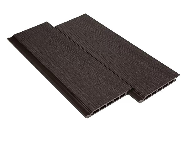 Фасадная панель из ДПК Deckart Vista 3D с текстурой дерева Махагон купить в Выборге