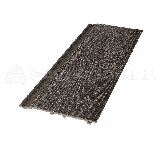Сайдинг из дпк savewood sw-cedrus тангенциальный распил темно-коричневый купить в Выборге