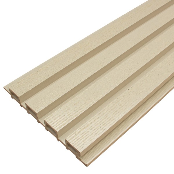 Фасадная доска из ДПК Faynag Wood Рейка Слоновая кость купить в Выборге