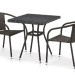 Комплект плетеной мебели AFINA из иск. ротанга T282BNT/Y137C-W53 Brown 2Pcs купить в Выборге