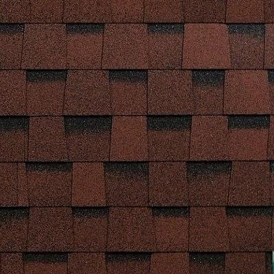 Двухслойная ламинированная черепица Shinglas, серия Фазенда – Красный купить в Выборге