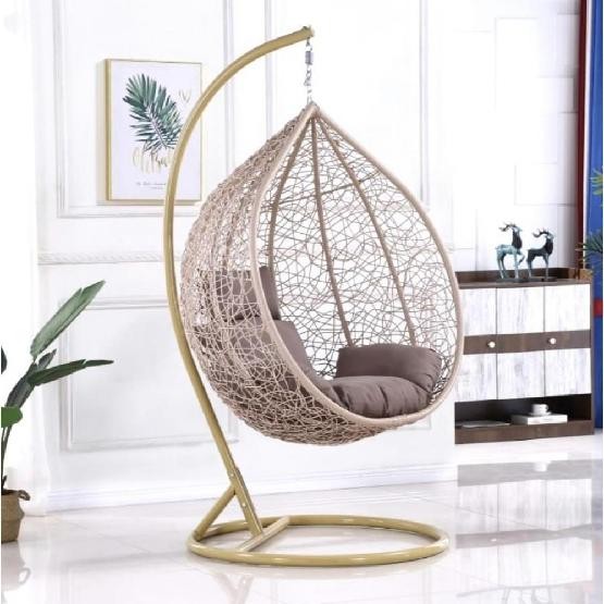 Кресло Подвесное из искусственного ротанга AFM-169A-XLB Beige купить в Выборге