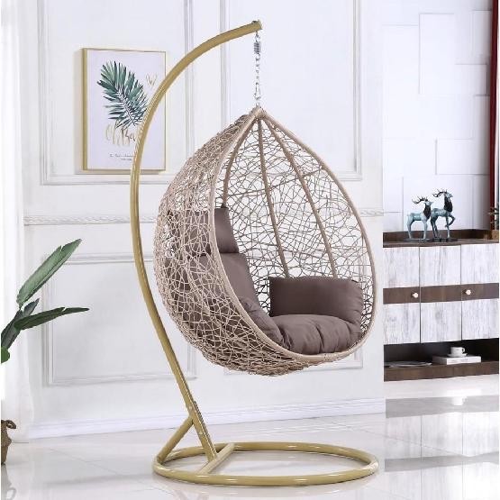 Кресло Подвесное из искусственного ротанга AFM-169A-LB Beige купить в Выборге
