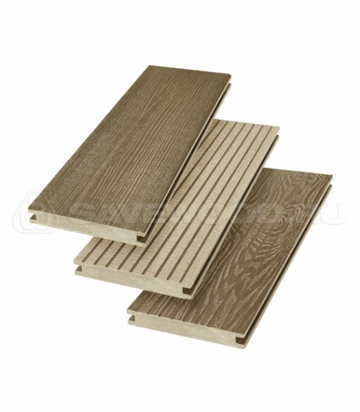 Террасная доска SW Fraxinus (R) полнотелая «SaveWood» Тик купить в Выборге
