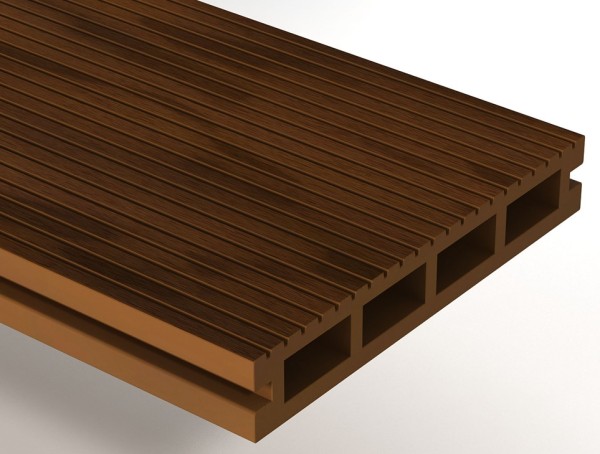 Террасная доска из ДПК WOODVEX Expert Тик купить в Выборге