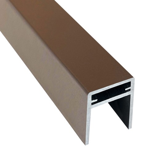 П-профиль Алюминиевый EasyDecking 35x25 Венге купить в Выборге