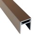 П-профиль Алюминиевый EasyDecking 35x25 Венге купить в Выборге