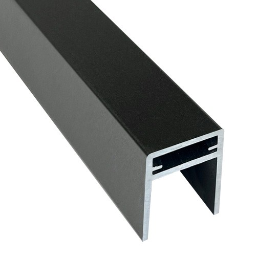 П-профиль Алюминиевый EasyDecking 35x25 Черное дерево купить в Выборге