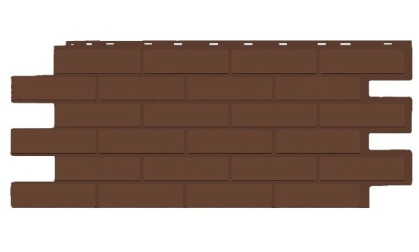 Фасадная панель T-Siding Кирпич Модерн Эко Браун купить в Выборге