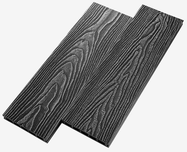 Террасная доска из ДПК RusDecking Unodeck Vintage - Графит купить в Выборге